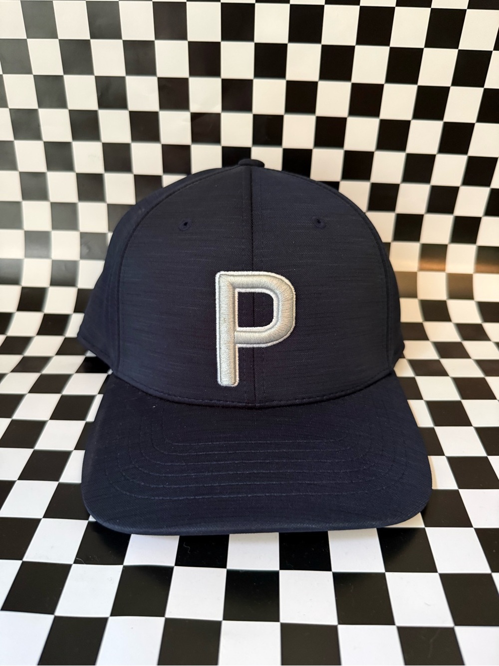 Puma Navy Cap with White Puma Tag